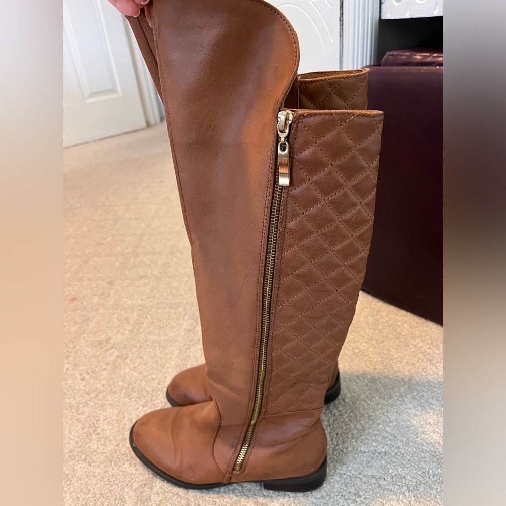 chestnut women’s knee high boots